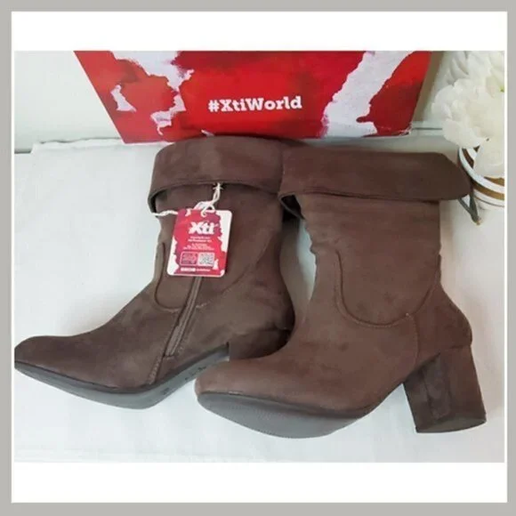 Taupe & Brown Ankle Boots – Size 7 🍂 - Picture 7 of 10